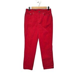 Brooks Brothers‎ Womens Red Corduroy Pants Size 6